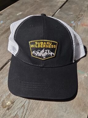 SUBARU Wilderness Black & White Trucker Hat